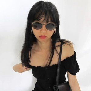 New Ray-Ban RB3547N 51mm Oval Flat Gradient Black/Gray Sunglasses